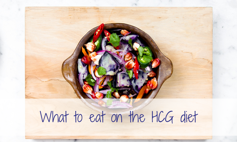 What to eat on the HCG diet