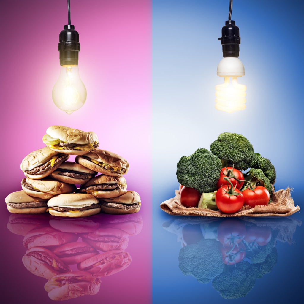 Healthy vs Fast Food